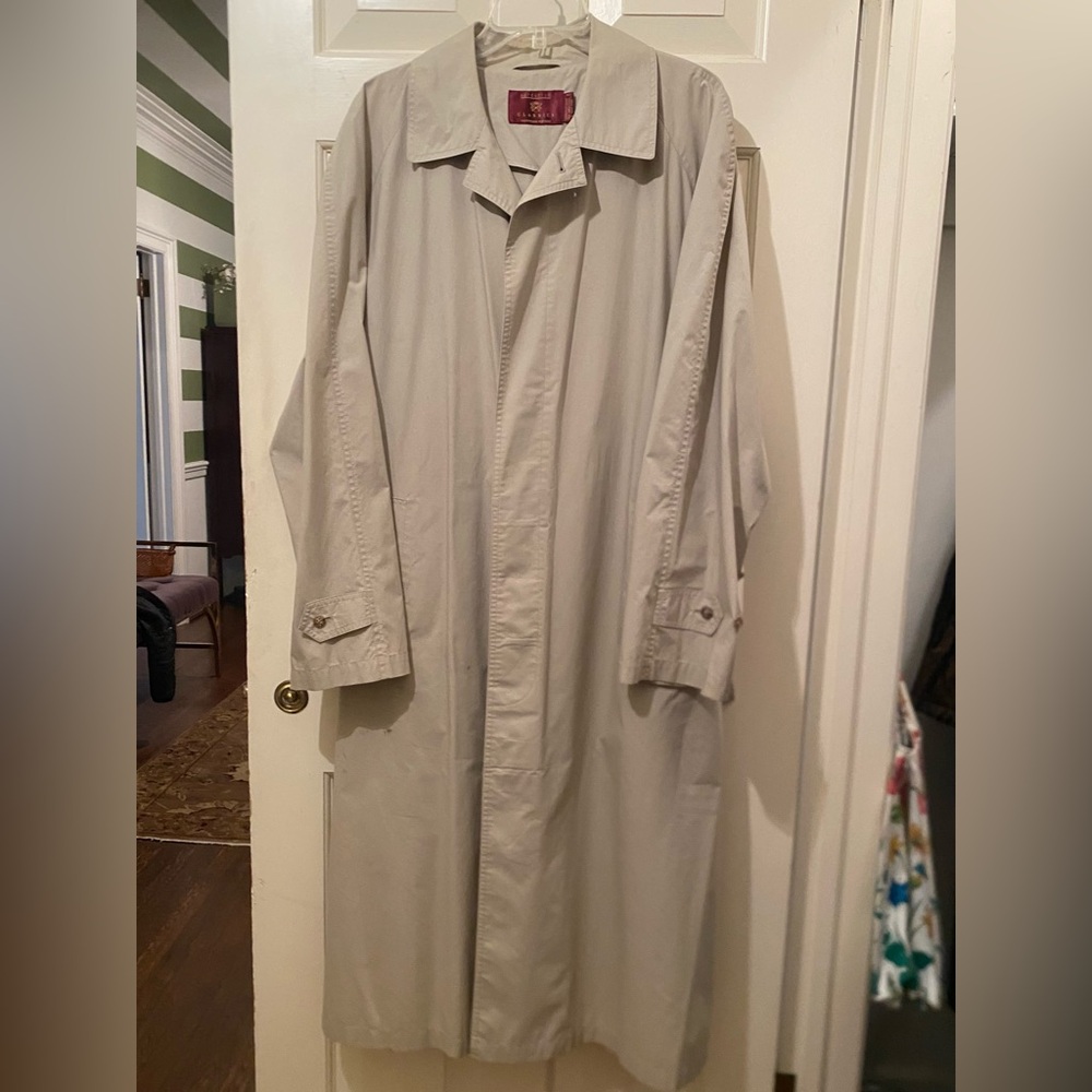 Nordstrom Light Gray Men's Trench Coat